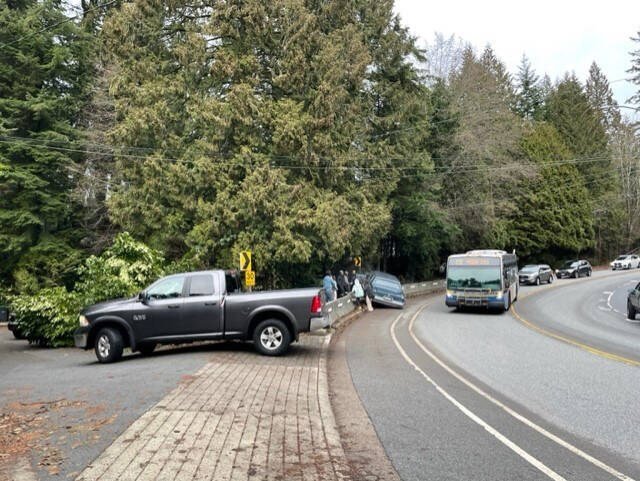 S-bend at Capilano Road