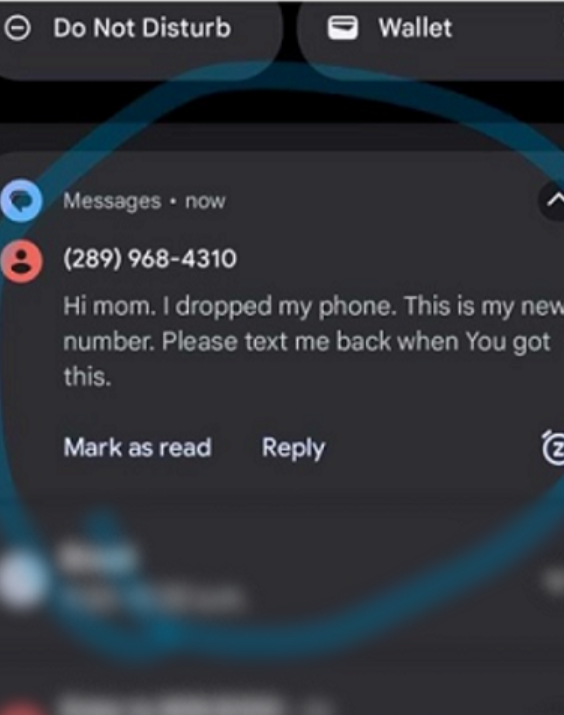 Broken phone scam