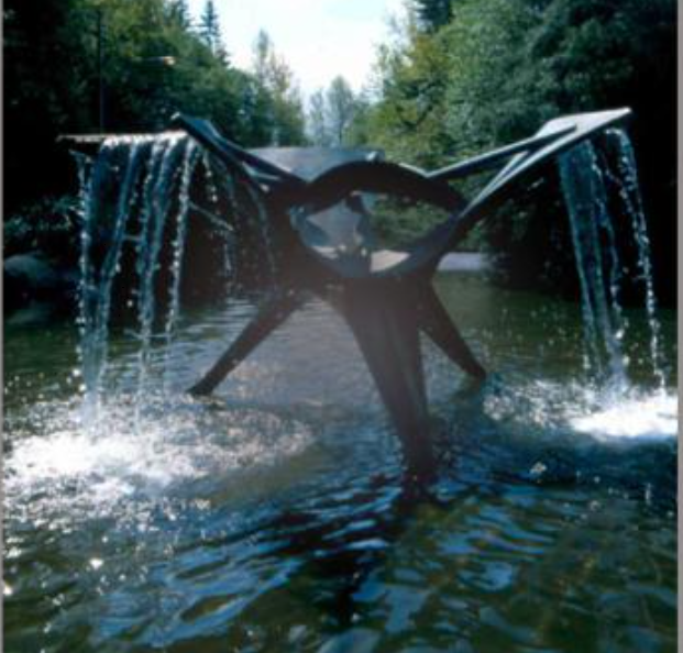 Capilano Highlands fountain.