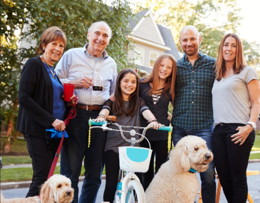 Picture of a family.