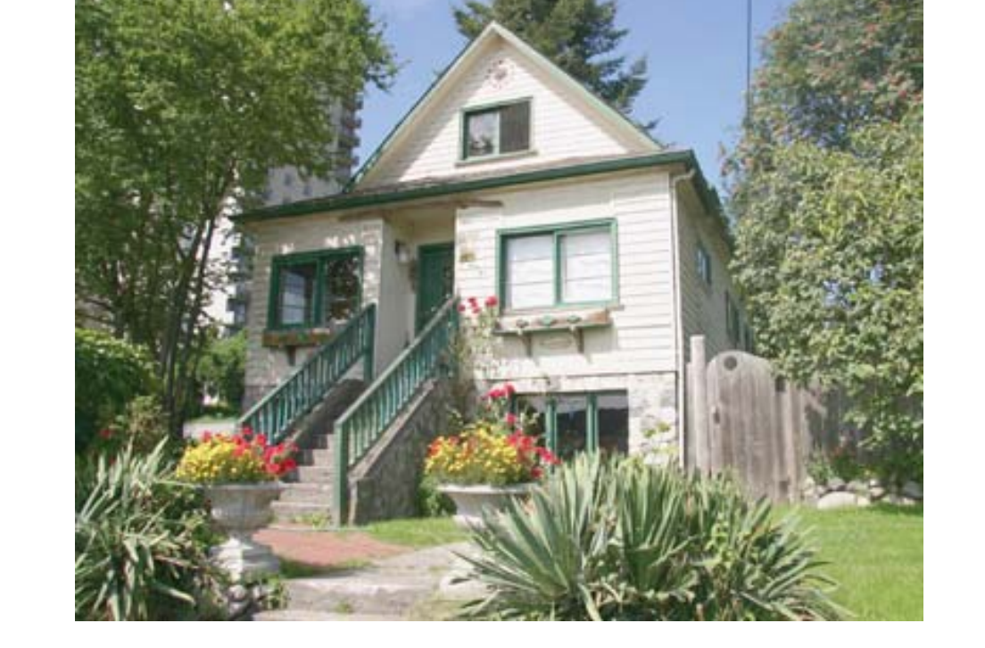 The historical home at 204 East 1st Street.