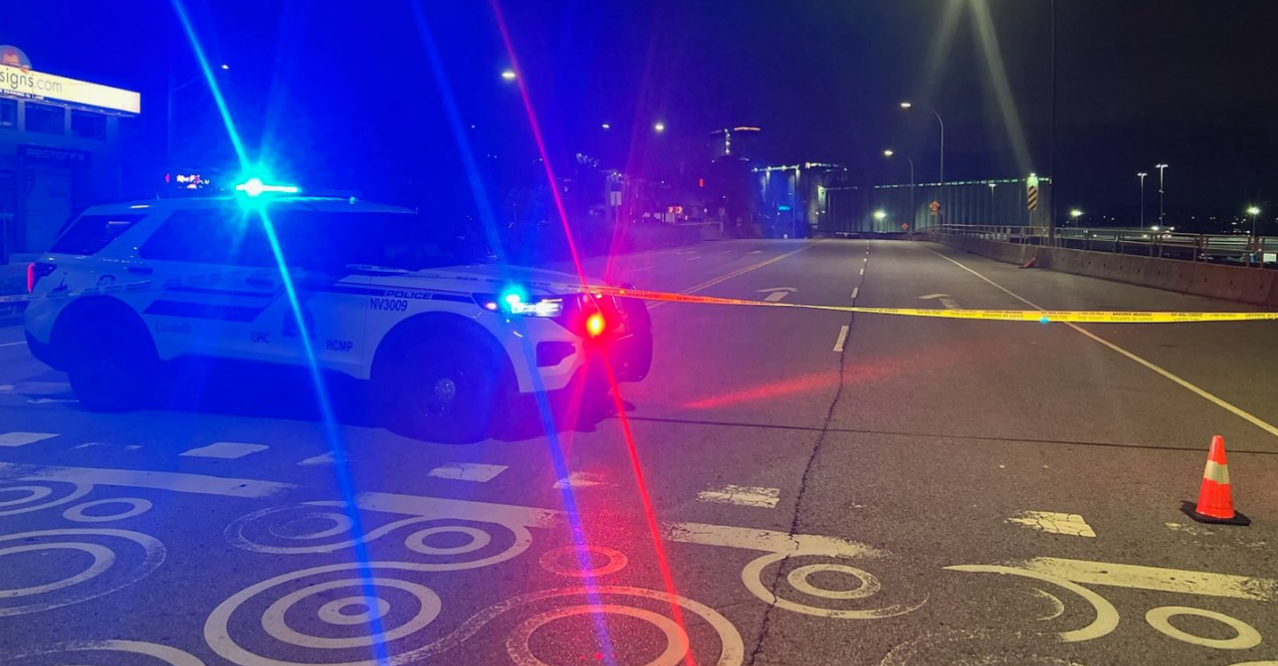 Police car in North Vancouver.