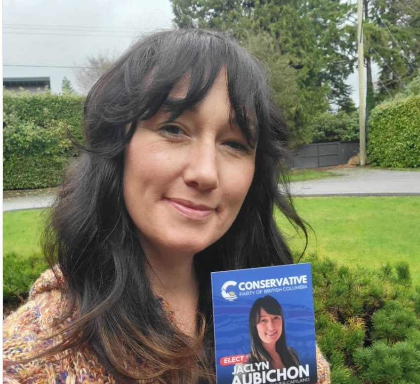 Jaclyn Aubichon, candidate for West Vancouver-Capilano.