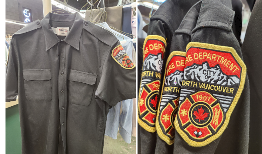 Stolen uniforms in North Vancouver.