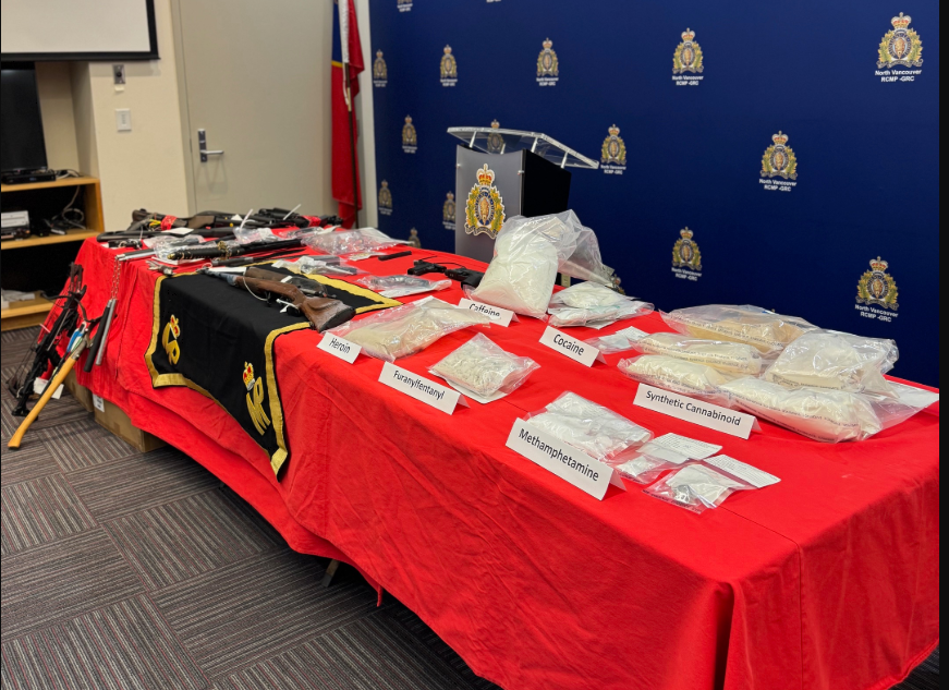 Drugs found by North Van RCMP.