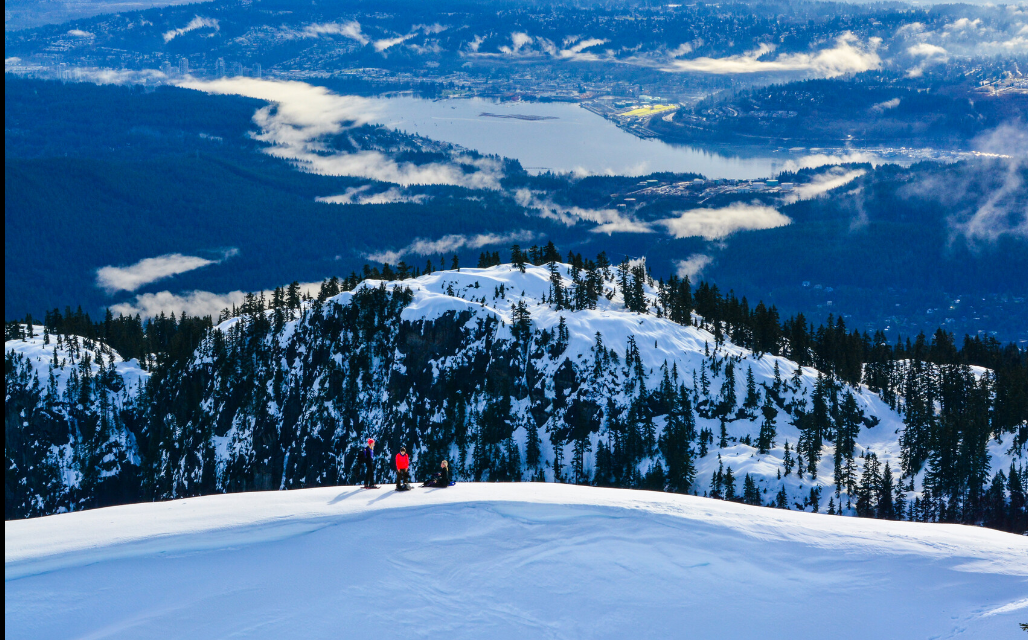 Mt. Seymour in winter.