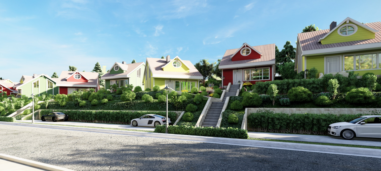 Proposed cottages on Marine Drive.