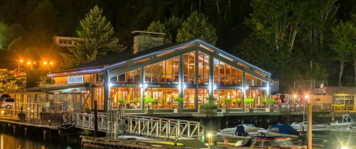 Boathouse restaraunt in West Vancouver.