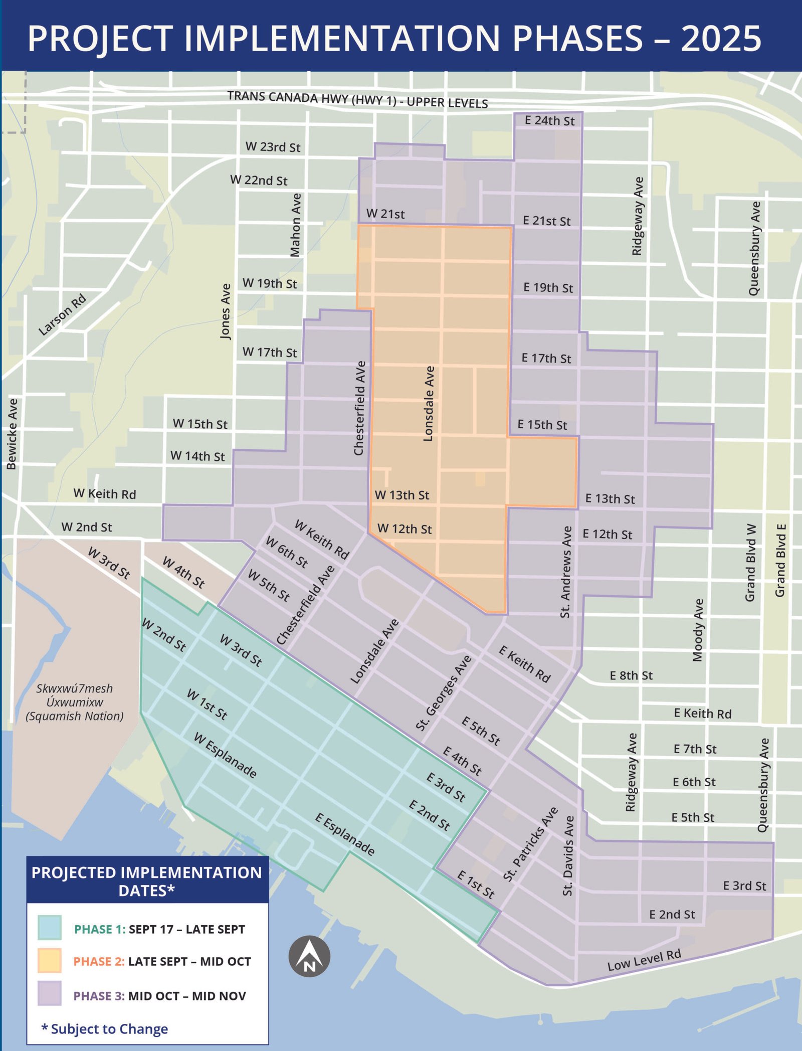 CAPP phased implementation map image