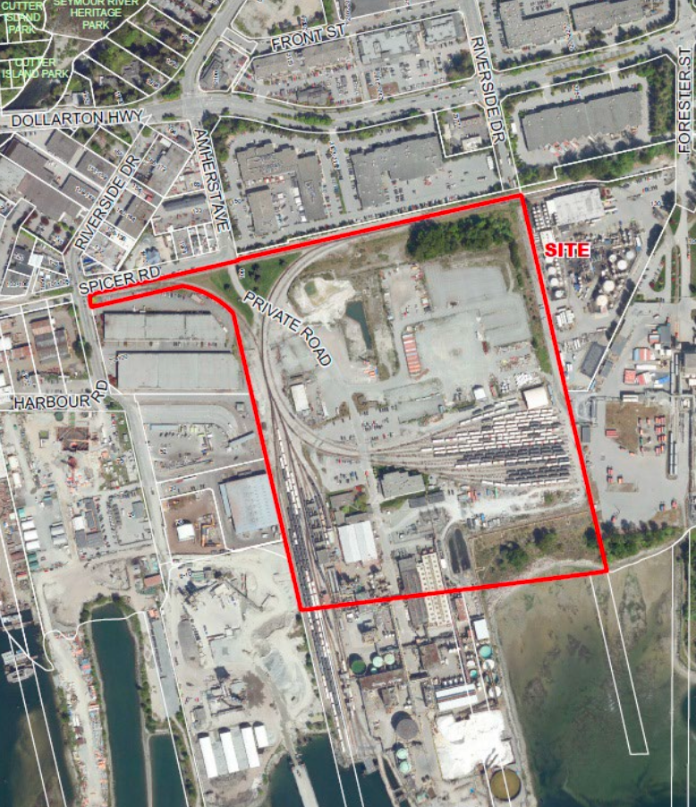 The site for rezoning.