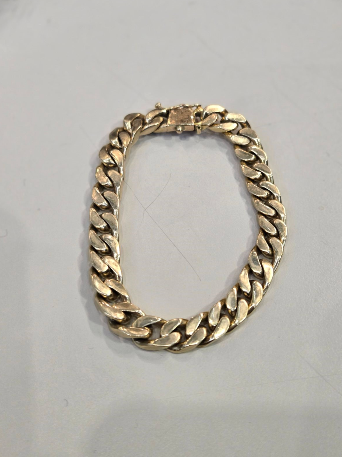 Gold bracelet found at Kay Burrows Park in North Vancouver.