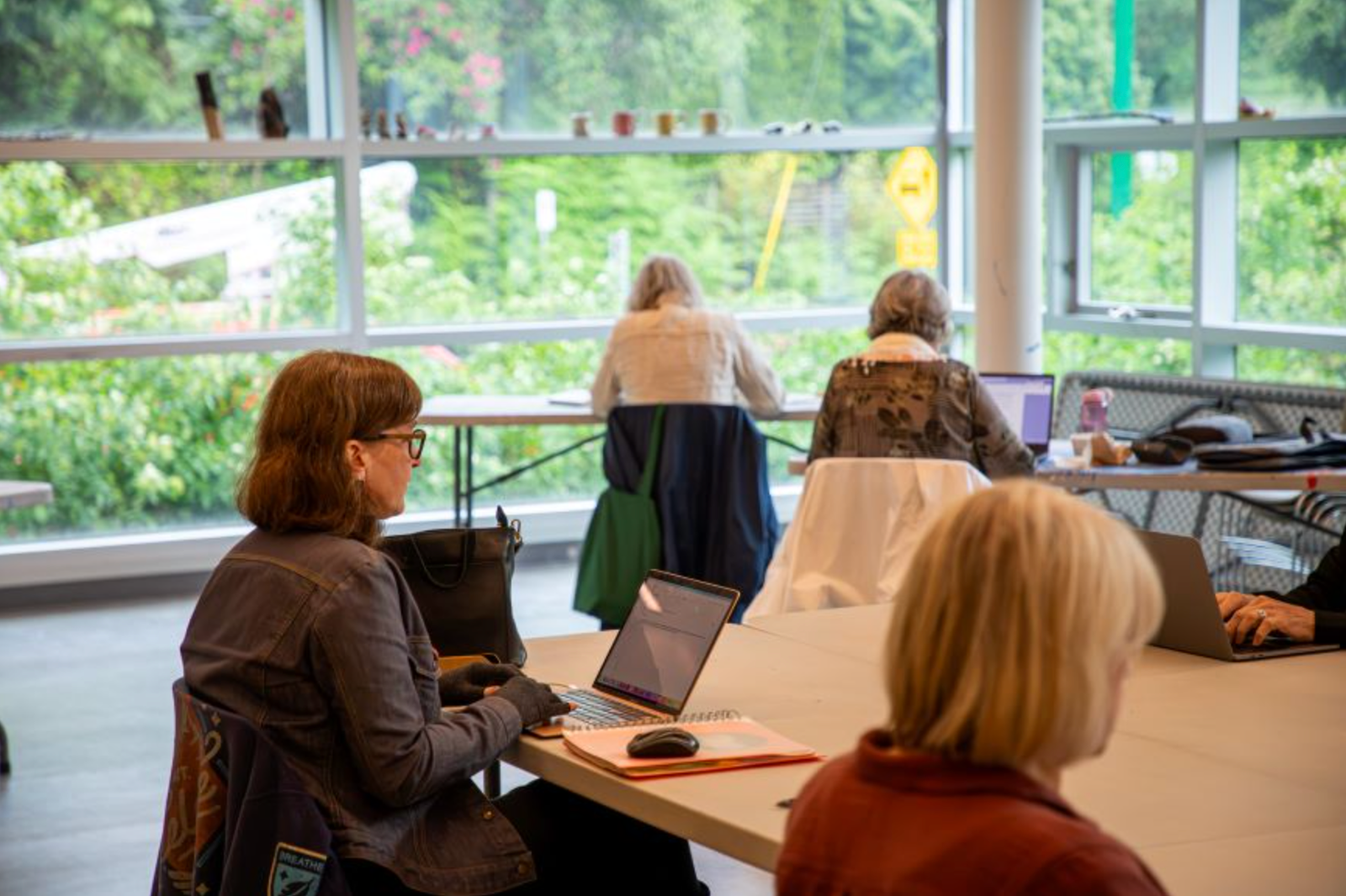 North Van writers during the Silent Writers Workshop