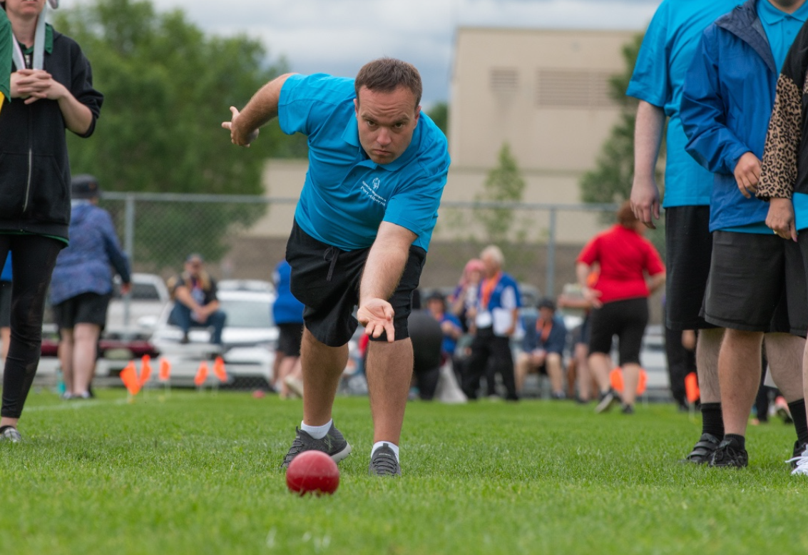 Special Olympics athlete.
