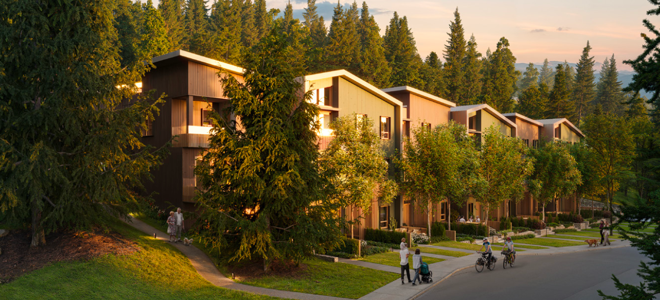 Rendering of the proposed townhouse in Marine Drive in West Vancouver
