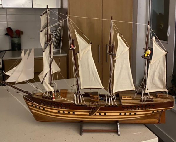 Stolen boat.